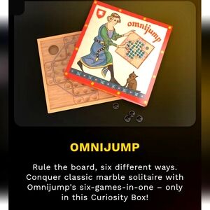 Omnijump Marvle Solitaire Board Game